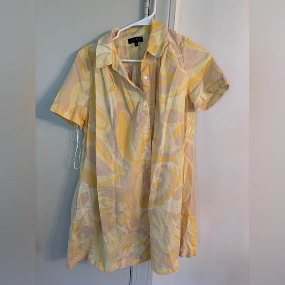 1. State | Floral Button-Up Dress - Picture 4 of 9